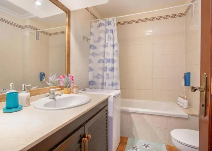 With Pool And Gardens Near The Coast شقة